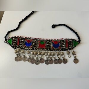 Vintage Afghan Choker Necklace